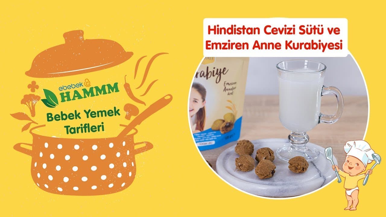 Hindistan Cevizi Sütü ve Emziren Anne Kurabiyesi | Bebek Yemek Tarifleri | Hammm Vakti