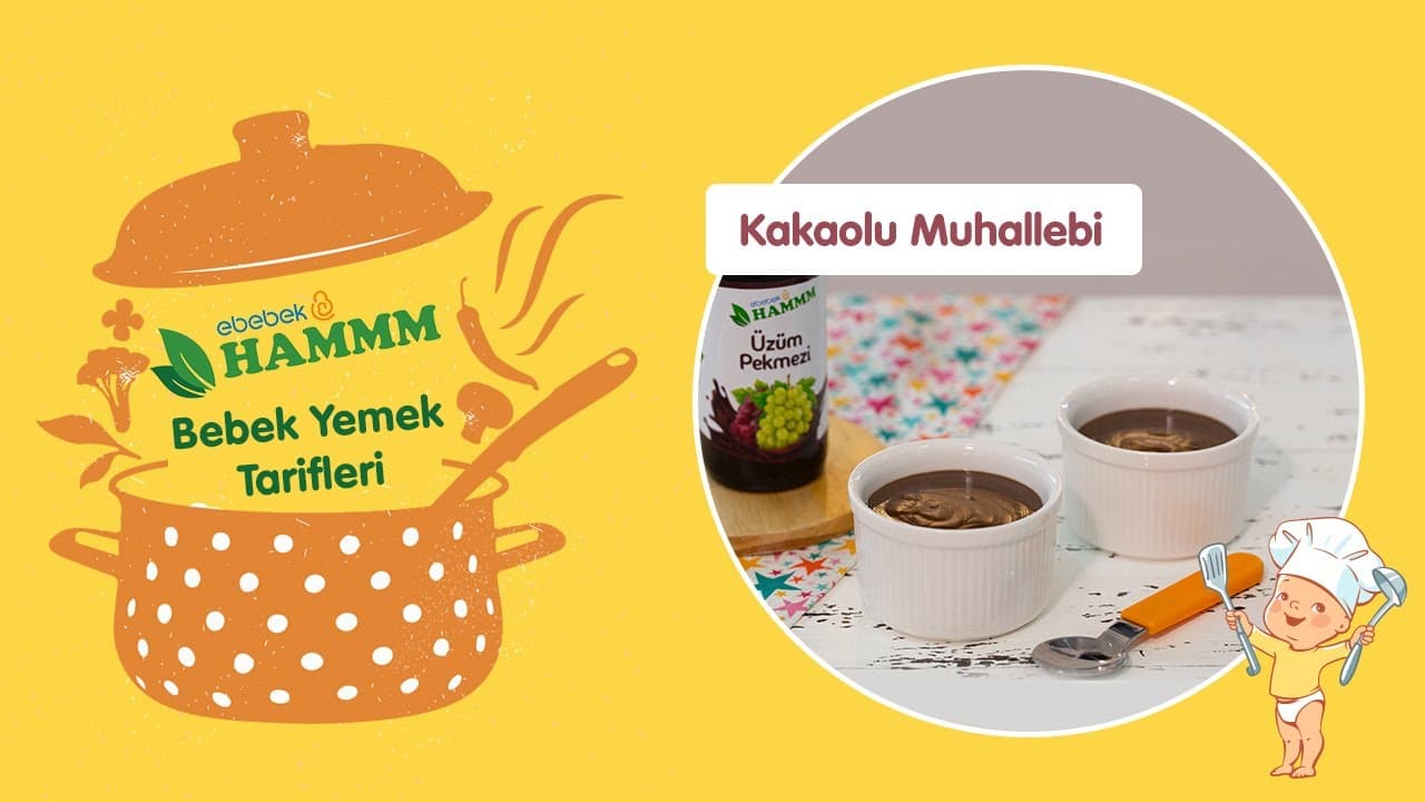 Üzüm Pekmezli Kakaolu Muhallebi | Bebek Yemek Tarifleri | Hammm Vakti