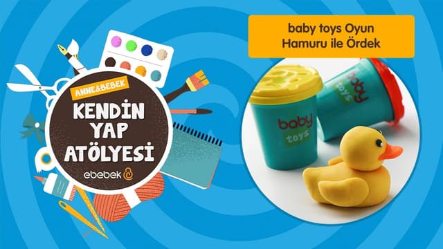 baby toys Oyun hamuru ile Ördek image