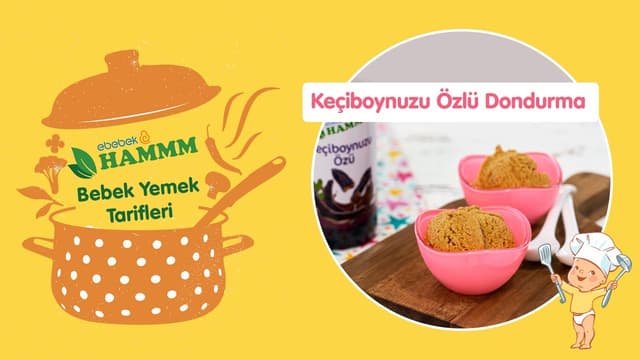 Keçiboynuzu Özlü Dondurma | Bebek Yemek Tarifleri | Hammm Vakti image