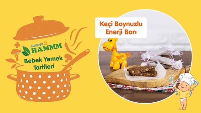 Keçiboynuzlu Enerji Barı Yaptık! | Bebek Yemek Tarifleri | Hammm Vakti image
