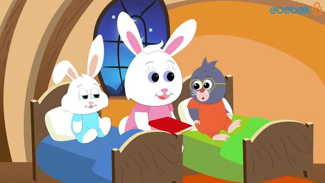 Tik ve Tak Çizgi Filmi - Bebek Eğitici Çizgi Film - Bölüm 46: Uyku Öncesinde Kitap Okuyalım image