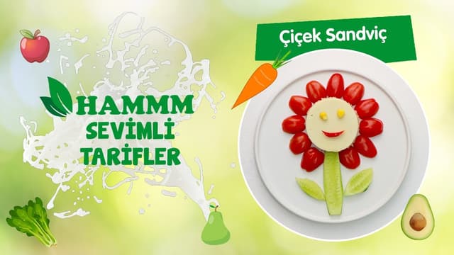 Çiçek Sandviç - HAMMM Sevimli Tarifler image