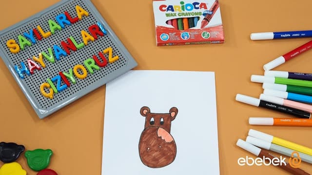 Sayılarla Hayvanları Çiziyoruz - 5'ten İnek Yaptık image