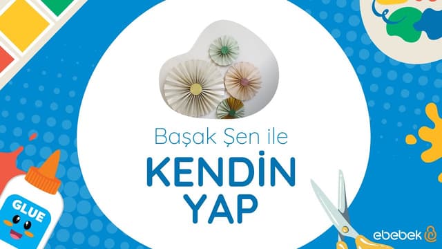 Kartondan Yelpaze Duvar Süslemesi ✨ image
